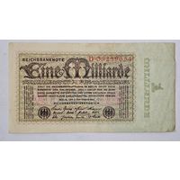 МИЛЛИАРД марок 1924 год Германия