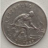 Люксембург 1 франк 1962 г.
