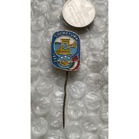 Значок Венгрия, туризм, 1960