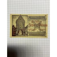 Нотгельд 10 пфеннигов 1921 год. -2712