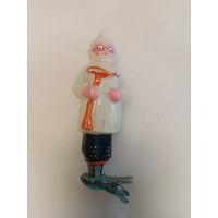 Винтажная Ёлочная игрушка Доктор