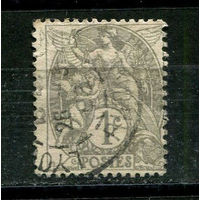 Франция - 1900/1917 - Аллегорические сюжеты 1C - [Mi.86x] - 1 марка. Гашеная.  (Лот 19JH)-TG2P25