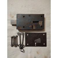 Замок гаражный СССР, мощный. См. описание.