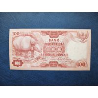 Индонезия 100 рупий 1977г unc, пресс