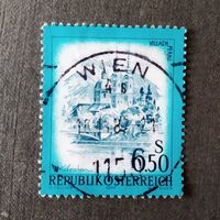 Марка Австрия 1977 год Пейзаж