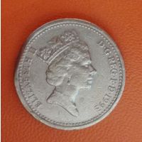 Великобритания 1 фунт 1993 г., KM# 964