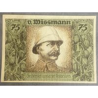 Нодгельд 75 пфеннигов 1921 год. Гамбург, Берлин, Бремен. Веймарская республика