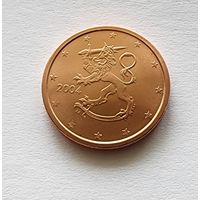 Финляндия 2 евроцента, 2004  UNC