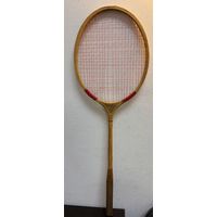 Винтажная  деревянная ракетка для бадминтона, СССР