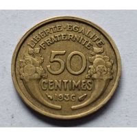 Франция. 50 сантимов 1936 года.