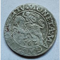 Полугрош 1562 Сигизмунд Август хвост вверх