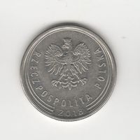 1 злотый Польша 2018 Лот 0611