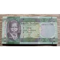 Werty71 Южный Судан 1 фунт 2011 UNC банкнота