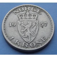 Норвегия. 1 крона 1957