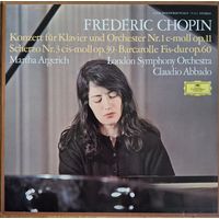 Frederic Chopin / Martha Argerich, London Symphony Orchestra, Claudio Abbado – Konzert Fur Klavier Und Orchester Nr. 1 e-moll Op. 11 / Scherzo Nr. 3 cis-moll Op. 39 / Barcarolle Fis-dur Op. 60