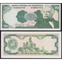 Венесуэла 20 боливаров образца 1995 года UNC p63e