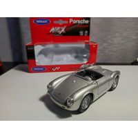 Porsche 350 Spyder 1:38 Welly машинка металлическая модель автомобиля коллекционная порше