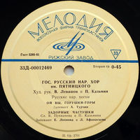 Гос. Русский Нар. Хор Им. Пятницкого – Русские Нар. Песни, МИНЬОН