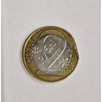 2 рубля 2009 БРАК "Край листа", без МЦ!!
