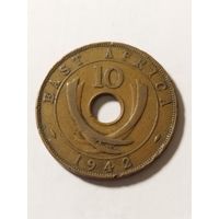 Восточная Африка 10 центов 1942