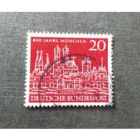 Марка Германия 1958 год 800 лет Мюнхену