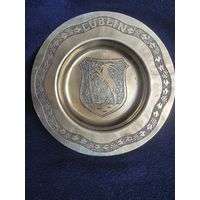 Тарелка настенная Lublin ( латунь)