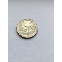 25 центов 2014 г., Национальный парк Грейт-Смоки-Маунтинс, штат Теннесси, США