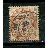 Франция - 1900/1917 - Аллегория 4C - [Mi.89x] - 1 марка. Гашеная.  (Лот 20JH)-TG2P25