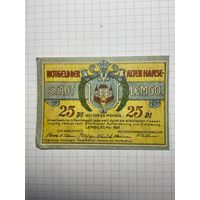 Нотгельд 25 пфеннигов Германия -3012