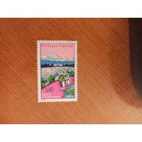 1972 Франция год туризма чистая клей MNH** выпускалась одиночкой (1-4)