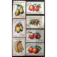 Мадагаскар 1992. Фрукты. Полная серия