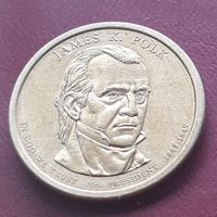 1 доллар 2009 D США  11й президент Джеймс К. Полк