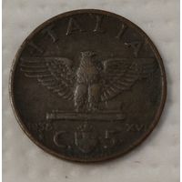Италия 5 чентезимо, 1938 (2-3-43)