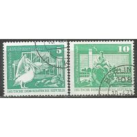 ГДР. Берлинский зоопарк. 1973г. Mi#1842-43. Серия.