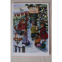 Сьюзан Вилер, Susan Wheeler; Зайчики; чистая (зима, Рождество).