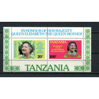 Танзания - 1985 - Королева-Мать - [Mi. bl. 42] - 1 блок. MNH.  (Лот 49Jo)-T4P24
