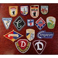 14 раритетных нашивок ГДР 1984 г. по 19 руб.