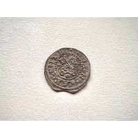 Шиллинг Вольный город Рига 1577 Прочекан