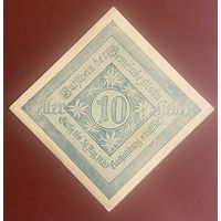 Нотгельды Австрия Мельн ,10 геллеров 1920 год
