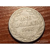 Либерия 1 доллар 1968