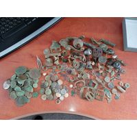 Копанина разная. Монеты, пуговицы, пряжки