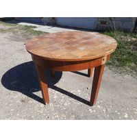 Стол круглый раскладной 60-х годов 77/105