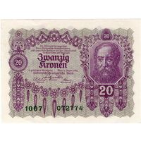 Австрия, 20 крон, 1922 г.