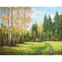 Картина маслом "Осень"