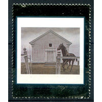 Канада - 2002г. - кирха, картина - 1 марка - полная серия, чистая, без клея [Mi 2042]. #3-WB-98-B-2