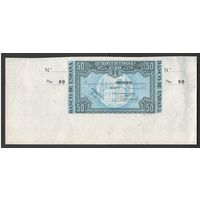 Испания Бильбао 50 песет 1937 года. Тип Р-S564g. Состояние аUNC