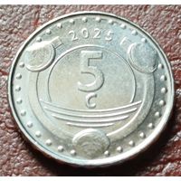 Синт-Мартен 5 центов, 2025    ( 1-2-1 )