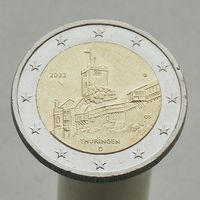 Германия 2 евро 2022 D Тюрингия