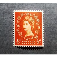 Марка Великобритания 1952-1954 Королева