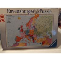 Паззл Политическая Карта Европы 500 элементов Ravensburger
